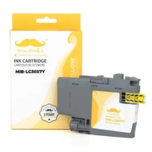 Moustache Compatible Brother LC3037Y Yellow Extra High Yield Ink Cartridge