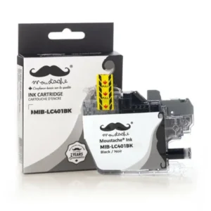Moustache Compatible Brother LC401BK Black Ink Cartridge