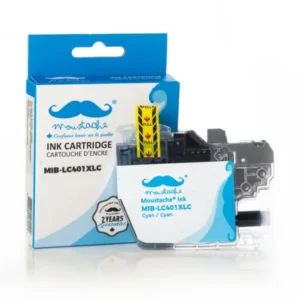Moustache Compatible Brother LC401XLC Cyan High Yield Ink Cartridge