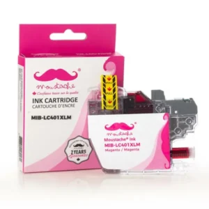 Moustache Compatible Brother LC401XLM Magenta High Yield Ink Cartridge