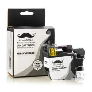 Moustache Compatible Brother LC402XLBK Black High Yield Ink Cartridge