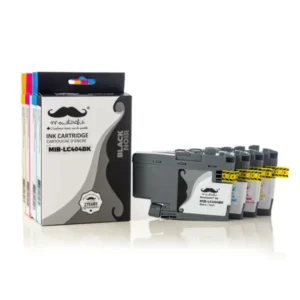Moustache Compatible Brother LC404 BK/C/M/Y Ink Cartridge Combo