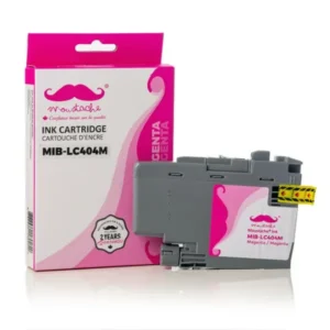 Moustache Compatible Brother LC404M Magenta Ink Cartridge
