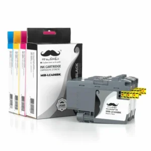 Moustache Compatible Brother LC406 BK/C/M/Y Ink Cartridge Combo