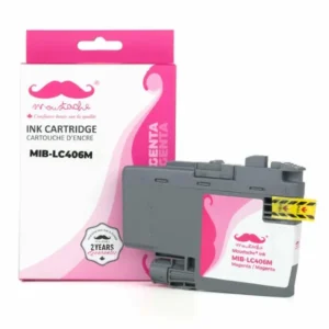 Moustache Compatible Brother LC406M Magenta Ink Cartridge