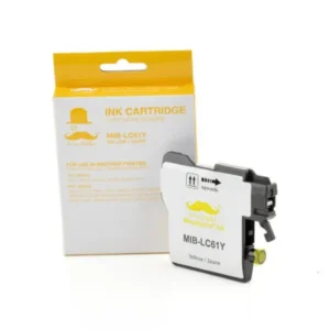 Moustache Compatible Brother LC61Y Yellow Ink Cartridge