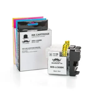 Moustache Compatible Brother LC65 BK/C/M/Y Ink Cartridge Combo