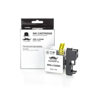 Moustache Compatible Brother LC65BK Black High Yield Ink Cartridge