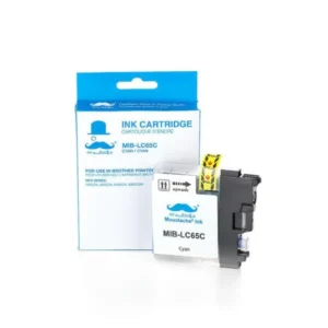 Moustache Compatible Brother LC65C Cyan High Yield Ink Cartridge