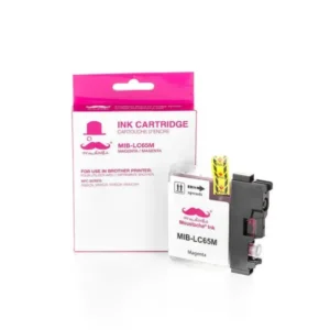 Moustache Compatible Brother LC65M Magenta High Yield Ink Cartridge