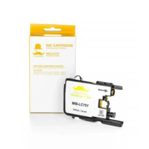Moustache Compatible Brother LC75Y Yellow High Yield Ink Cartridge