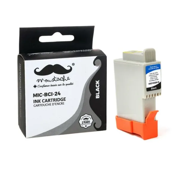 Moustache Compatible Canon BCI-24BK Black Ink Cartridge