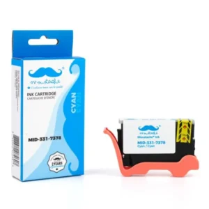 Moustache Compatible Dell 331-7378 / T9FKK Cyan Extra High Yield Ink Cartridge