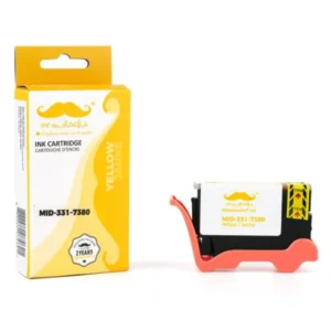 Moustache Compatible Dell 331-7380 / T9FKK Yellow Extra High Yield Ink Cartridge