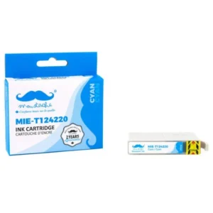 Moustache Compatible Epson 124 / T124220 Cyan Ink Cartridge