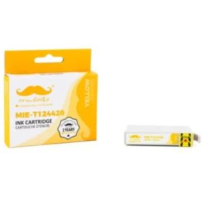 Moustache Compatible Epson 124 / T124420 Yellow Ink Cartridge