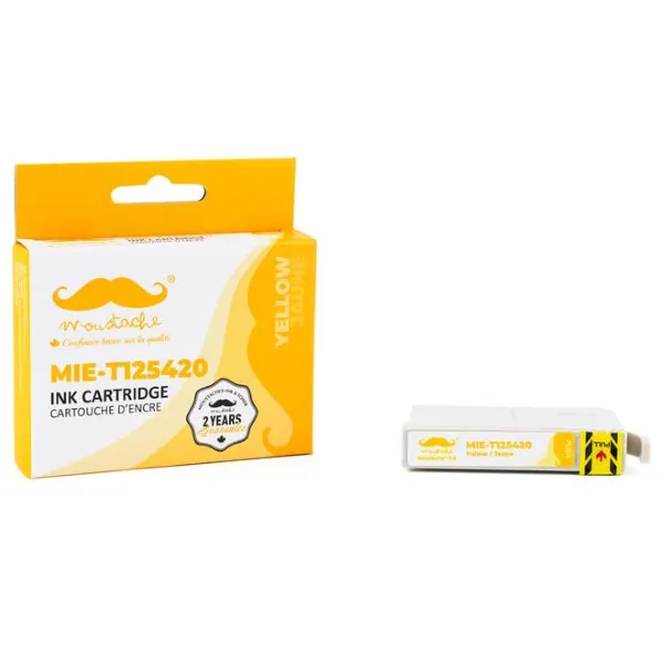 Moustache Compatible Epson 125 / T125420 Yellow Ink Cartridge