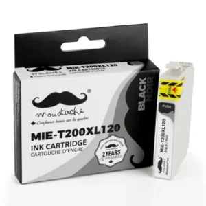 Moustache Compatible Epson 200 / T200XL120 Black High Yield Ink Cartridge