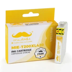 Moustache Compatible Epson 200 / T200XL420 Yellow High Yield Ink Cartridge