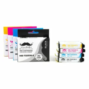 Moustache Compatible Epson 232 / T232 BK/C/M/Y Ink Cartridge Combo