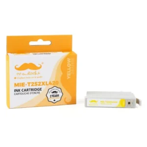 Moustache Compatible Epson 252 / T252XL420 Yellow High Yield Ink Cartridge