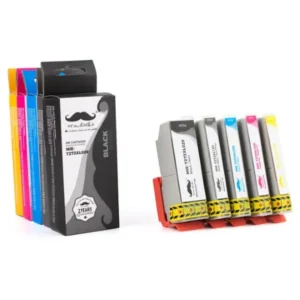 Moustache Compatible Epson 273 / T273XL BK/PBK/C/M/Y High Yield Ink Cartridge Combo