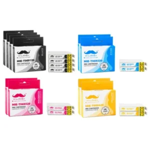 Moustache Compatible Epson 69 / T069 BK/C/M/Y Ink Cartridge Combo 10 Packs