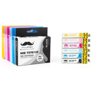 Moustache Compatible Epson 78 / T078 BK/C/M/Y/LC/LM Ink Cartridge Combo