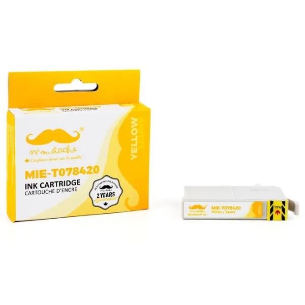 Moustache Compatible Epson 78 / T078420 Yellow Ink Cartridge