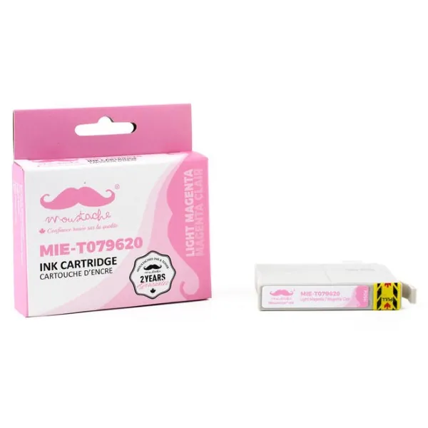 Moustache Compatible Epson 79 / T079620 Light Magenta High Yield Ink Cartridge