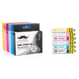 Moustache Compatible Epson T098 / T099 BK/C/M/Y/LC/LM Ink Cartridge Combo