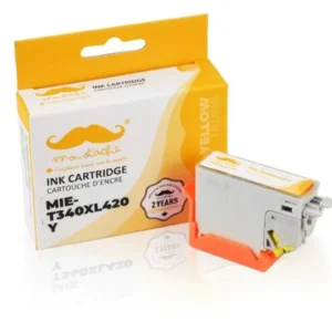 Moustache Compatible Epson T340XL420 Yellow High Yield Ink Cartridge
