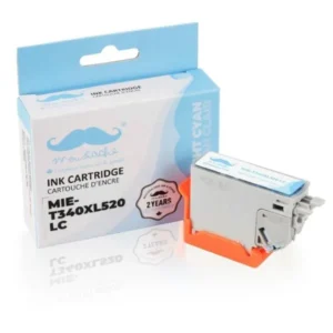 Moustache Compatible Epson T340XL520 Light Cyan High Yield Ink Cartridge