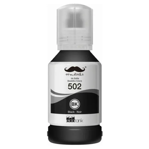 Moustache Compatible Epson T502 / T502120-S Black EcoTank Ink Bottle