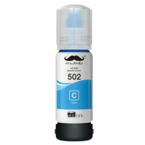 Moustache Compatible Epson T502 / T502220-S Cyan EcoTank Ink Bottle