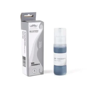 Moustache Compatible Epson T552 / T552520-S Gray High Yield EcoTank Ink Bottle