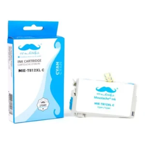 Moustache Compatible Epson T812XL / T812XL220-S Cyan High Yield Ink Cartridge