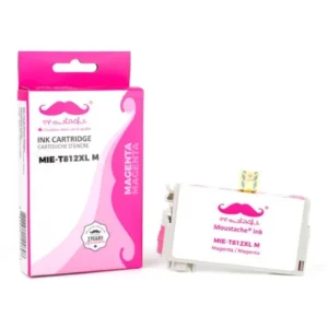 Moustache Compatible Epson T812XL / T812XL320-S Magenta High Yield Ink Cartridge