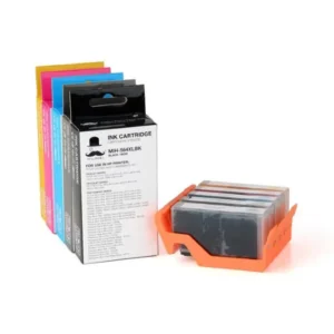 Moustache Compatible HP 564XL BK/PBK/C/M/Y Ink Cartridge Combo