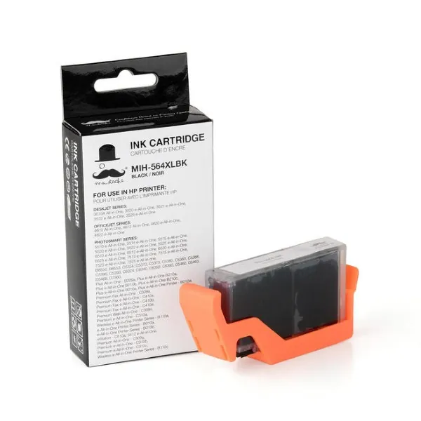 Moustache Compatible HP 564XL / CB321WN / CN684WC Black High Yield Ink Cartridge