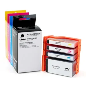 Moustache Compatible HP 920XL BK/C/M/Y High Yield Ink Cartridge Combo