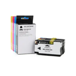 Moustache Compatible HP 950XL / 951XL BK/C/M/Y High Yield Ink Cartridge Combo