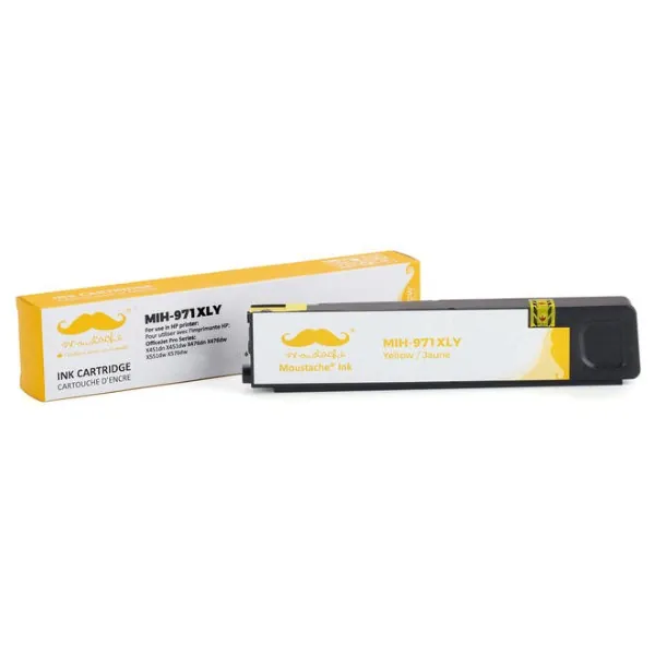 Moustache Compatible HP 971XL / CN628AM Yellow High Yield Ink Cartridge