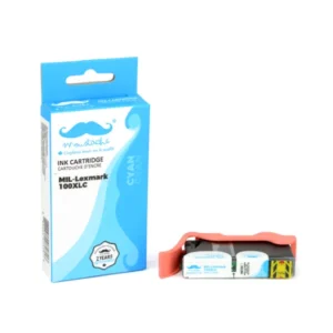Moustache Compatible Lexmark 100XL / 14N1069 / 14N1054 Cyan High Yield Ink Cartridge