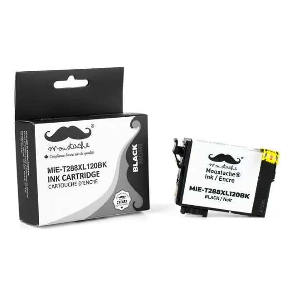 Moustache Remanufactured Epson 288 / T288XL120 Black High Yield Ink Cartridge