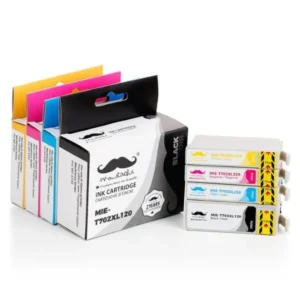 Moustache Remanufactured Epson 702 / T702XL BK/C/M/Y High Yield Ink Cartridge Combo