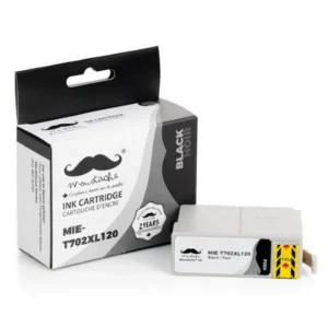 Moustache Remanufactured Epson 702 / T702XL120-S Black High Yield Ink Cartridge
