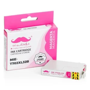Moustache Remanufactured Epson 702 / T702XL320-S Magenta High Yield Ink Cartridge