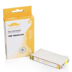 Moustache Remanufactured Epson 802 / T802XL420-S Yellow High Yield Ink Cartridge