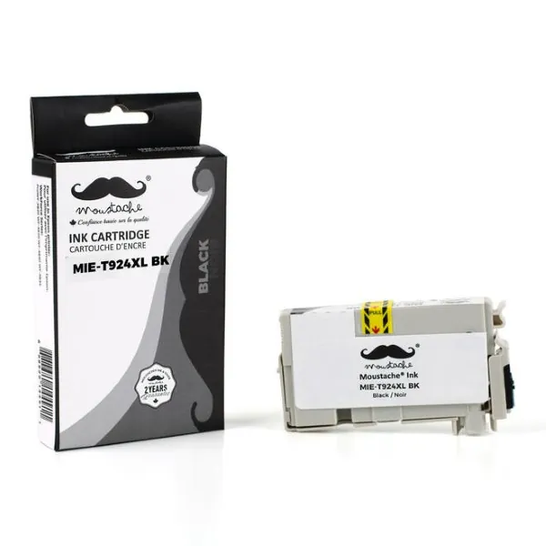 Moustache Remanufactured Epson T924XL / T924XL120 Black High Yield Ink Cartridge